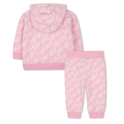 Fleece cardigan and trousers