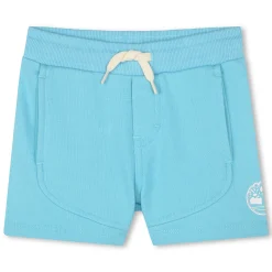 Fleece shorts with panels