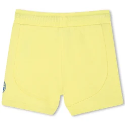 Fleece shorts with panels