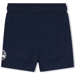 Fleece shorts with panels