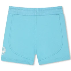Fleece shorts with panels