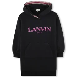 Fleece sweatshirt dress