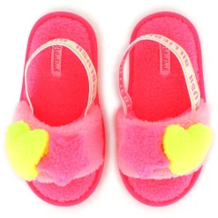 Fluffy fleece slippers