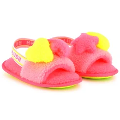 Fluffy fleece slippers