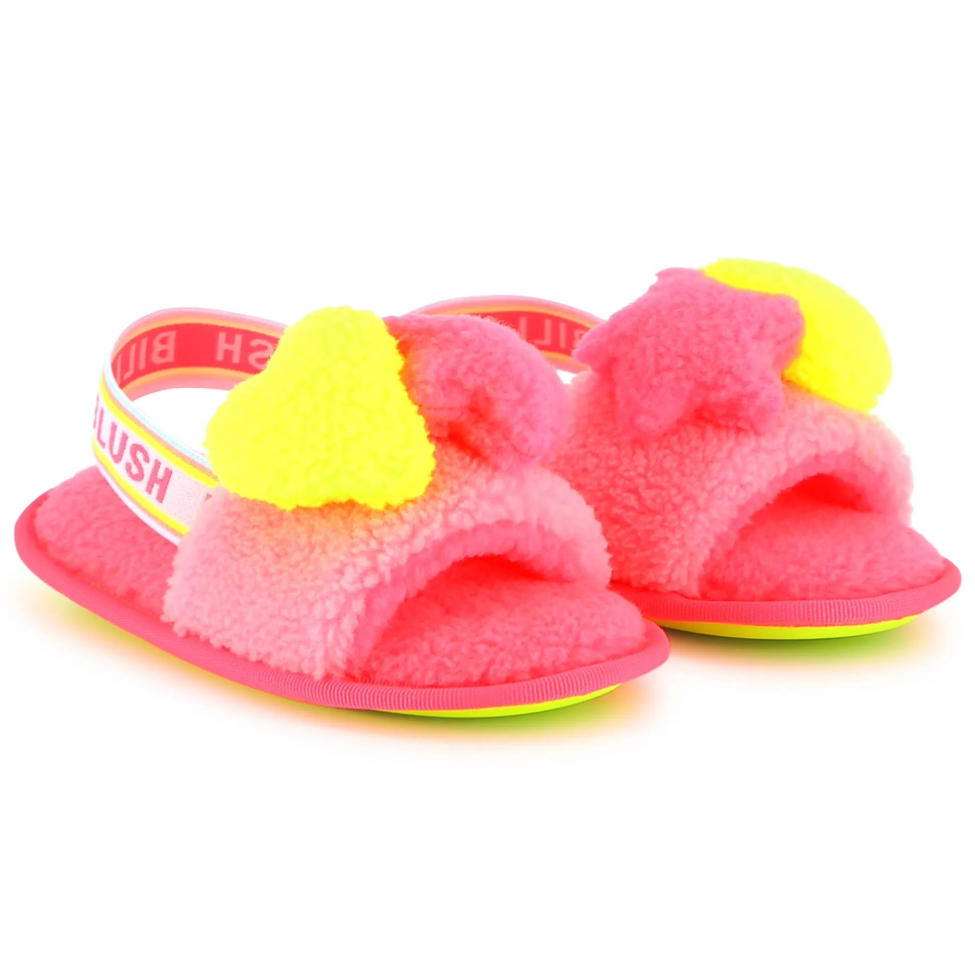 Fluffy fleece slippers
