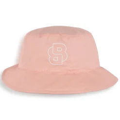 Frilled cotton bucket hat