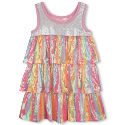 Frilled multicoloured dress