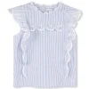 Frilled sleeve blouse