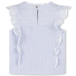 Frilled sleeve blouse