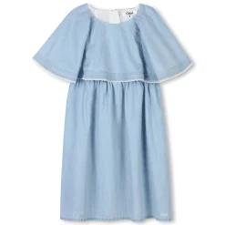 Frilled sleeve dress