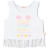 Fringed vest top