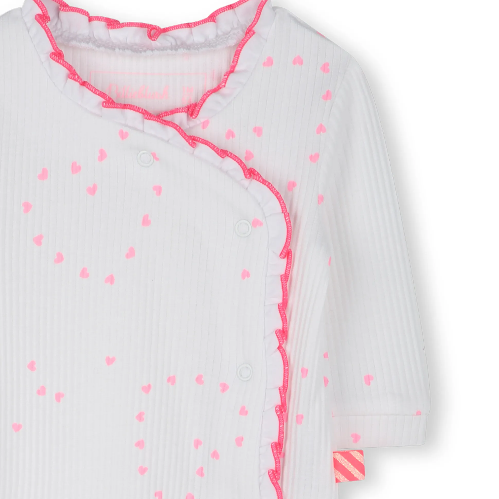 Heart pyjamas with frill