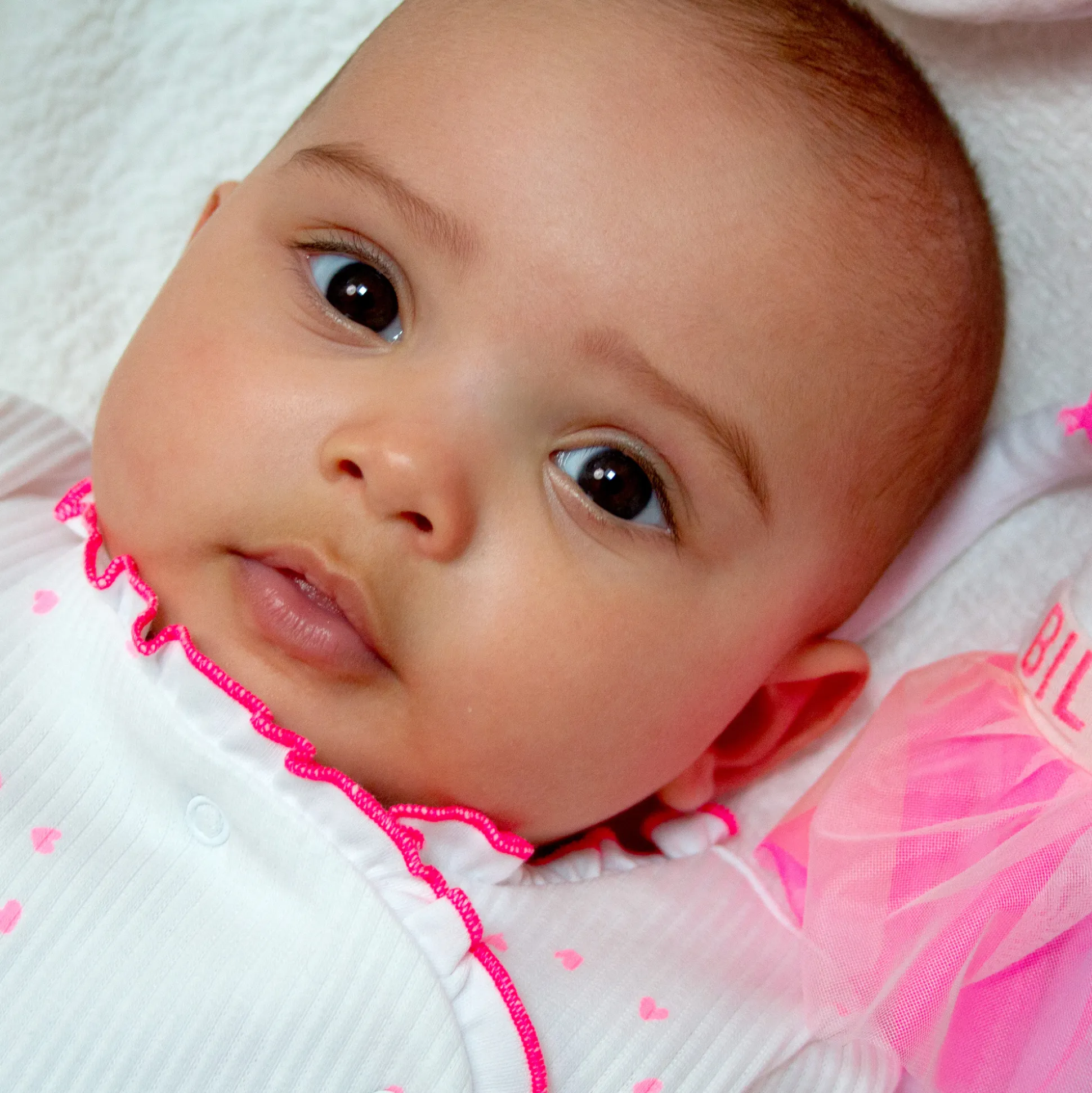 Heart pyjamas with frill