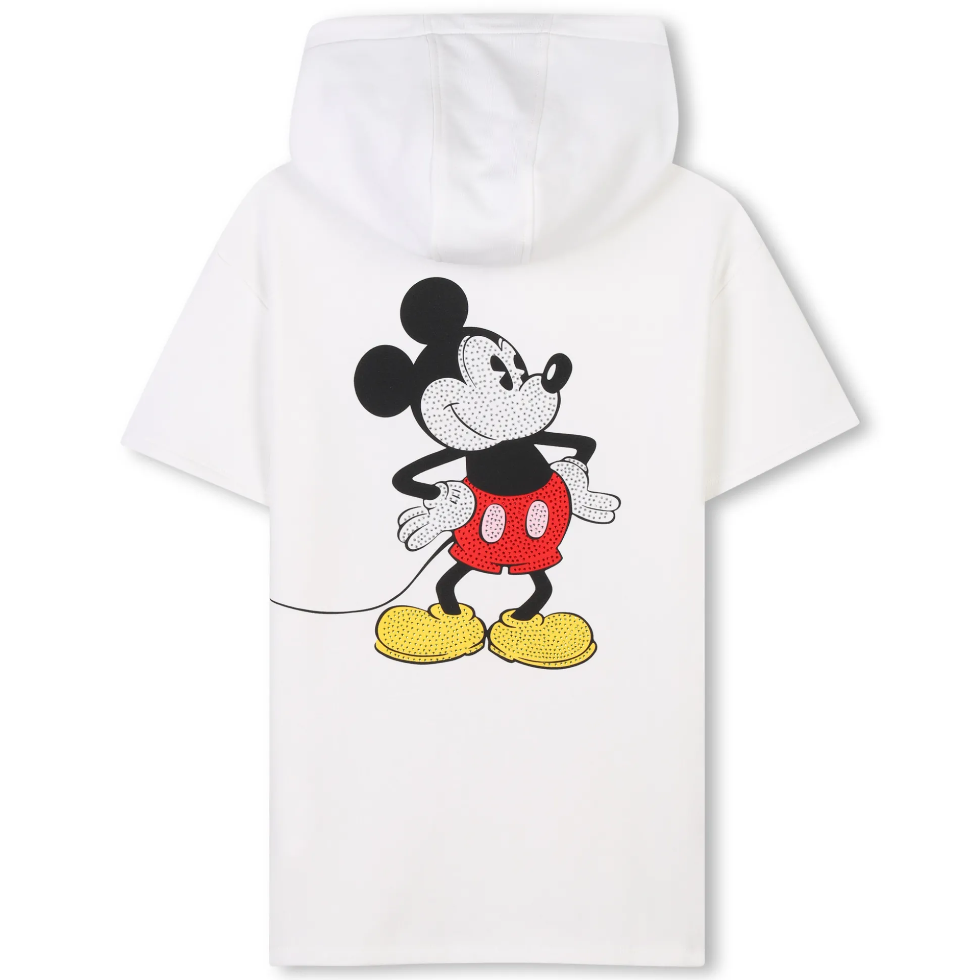 Hooded cotton dress