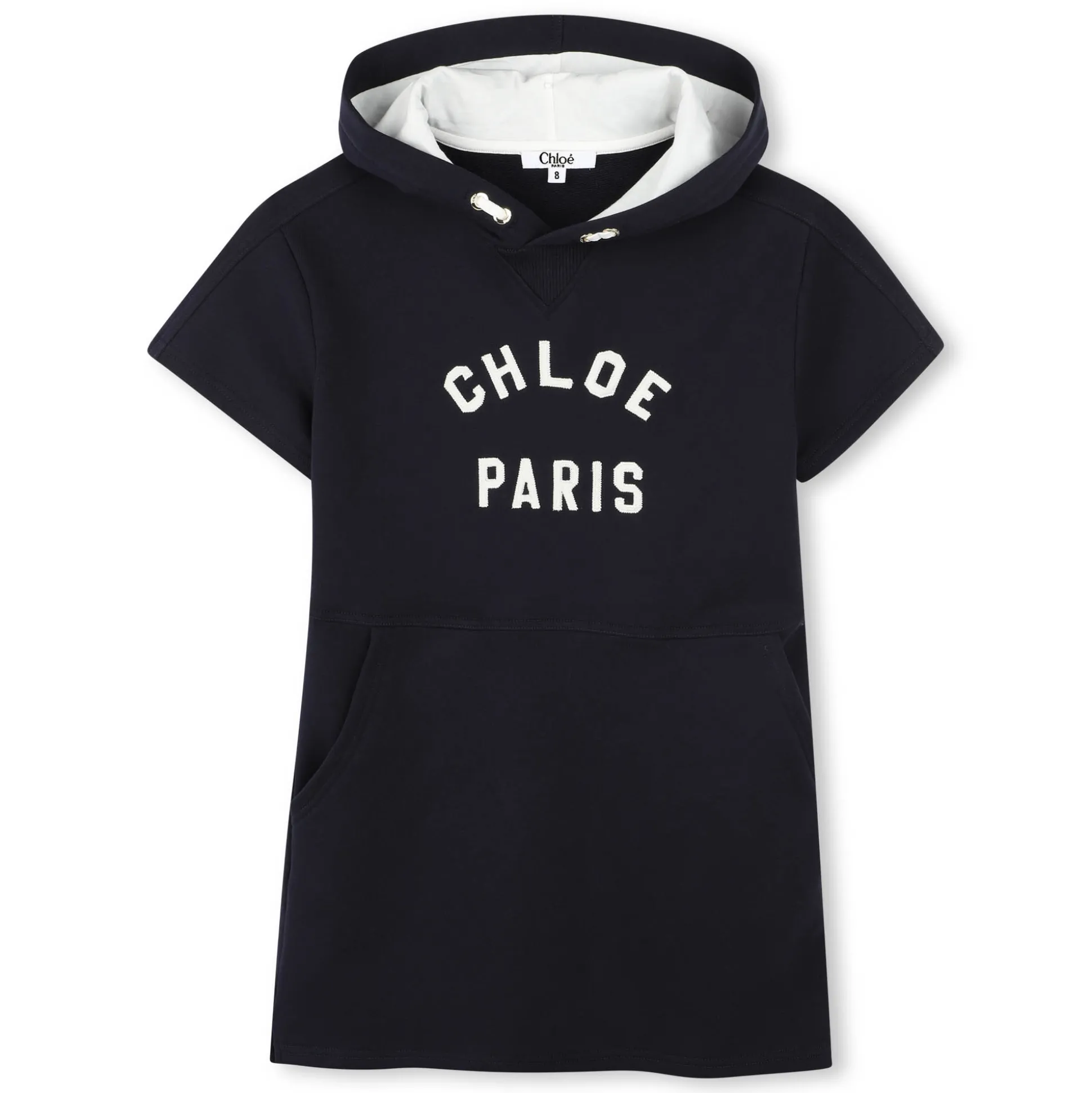 Hooded fleece dress