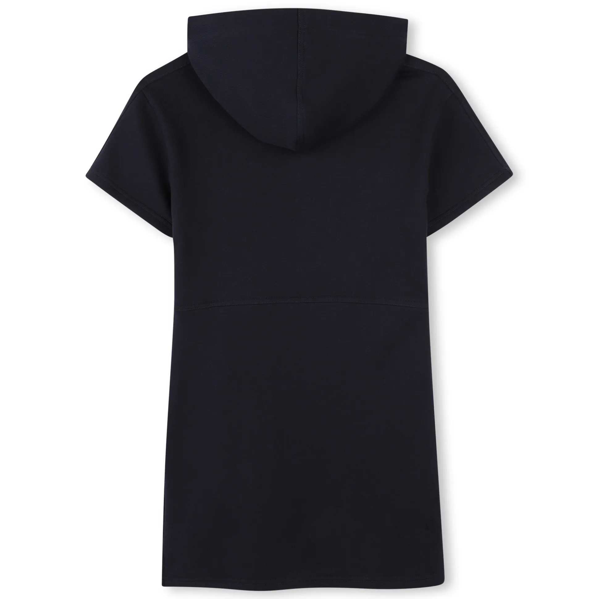 Hooded fleece dress