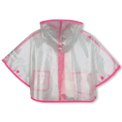 Hooded rain cape