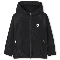 Hooded water-repellent jacket