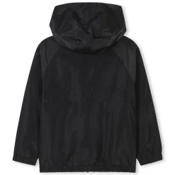 Hooded water-repellent jacket