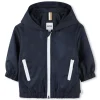 Hooded windbreaker