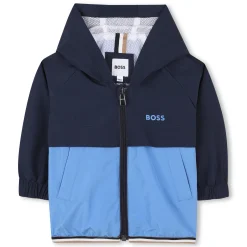 Hooded windbreaker