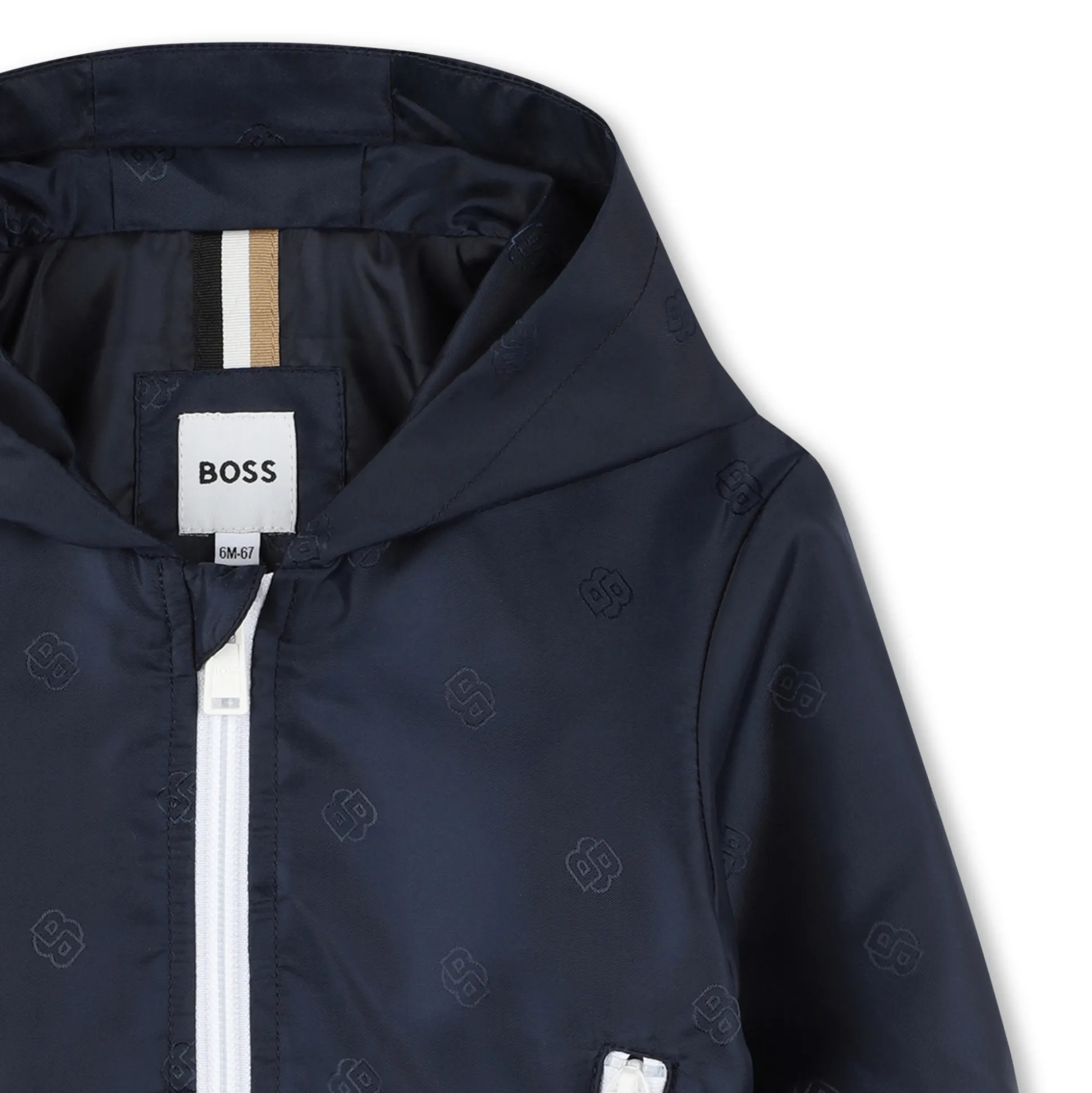 Hooded windbreaker