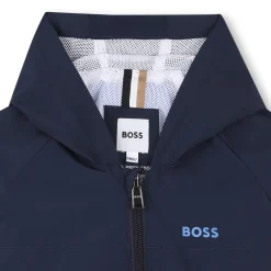 Hooded windbreaker