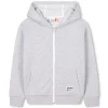 Hooded zip-up sweatshirt