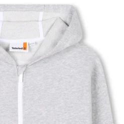 Hooded zip-up sweatshirt
