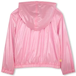 Hooded zip-up windbreaker