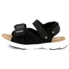 Hook-and-loop canvas sandals