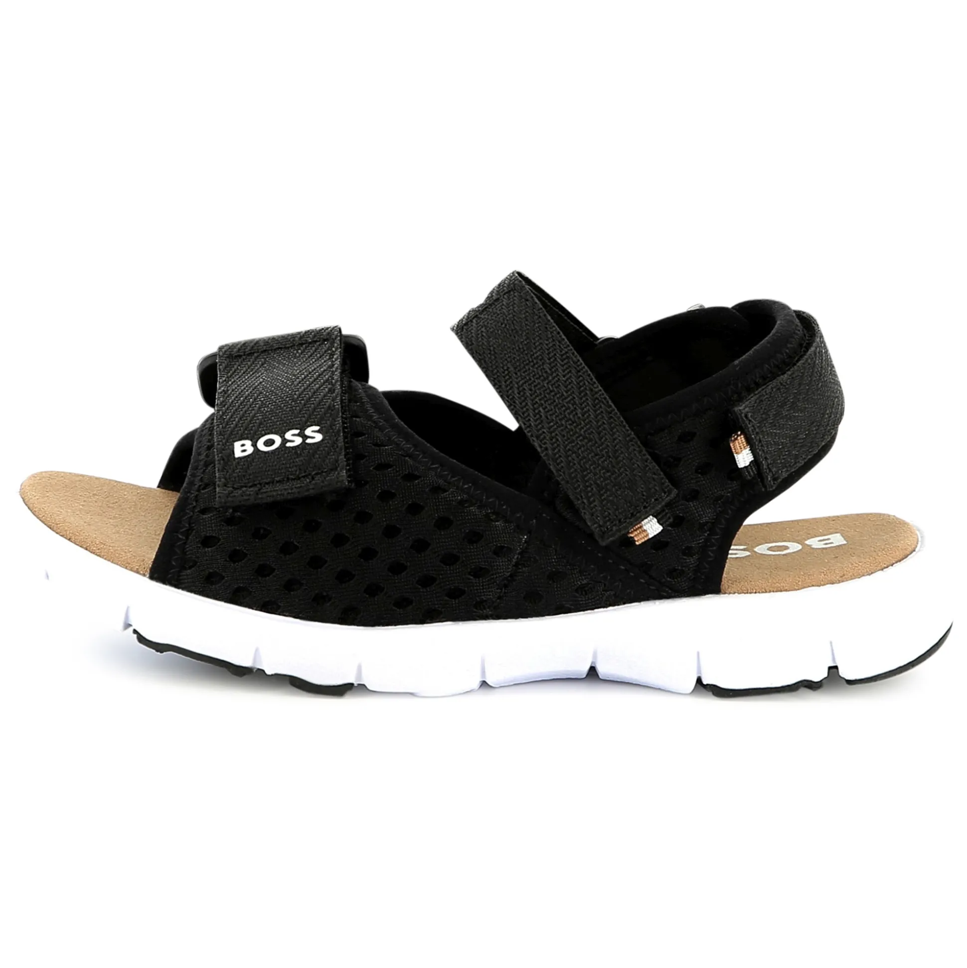 Hook-and-loop canvas sandals