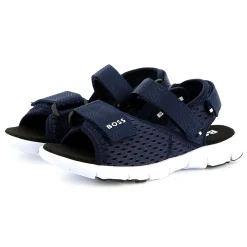 Hook-and-loop canvas sandals