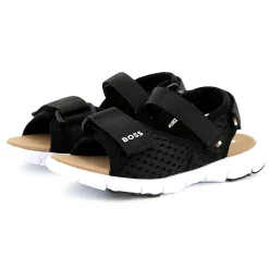 Hook-and-loop canvas sandals