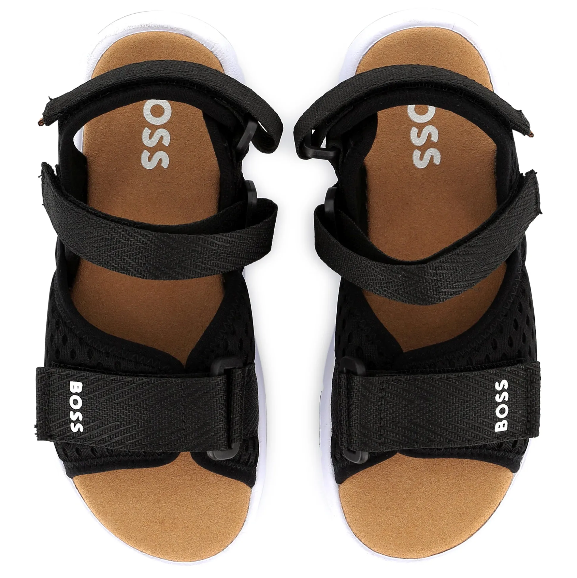 Hook-and-loop canvas sandals