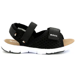 Hook-and-loop canvas sandals