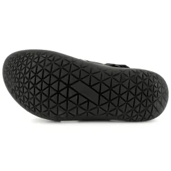 Hook-and-loop leather sandals
