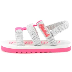 Hook-and-loop strap sandals