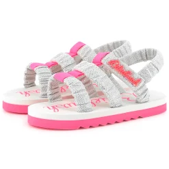 Hook-and-loop strap sandals
