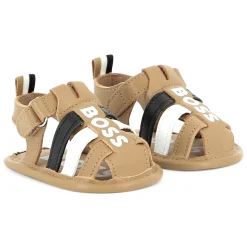Hook-and-loop strap sandals
