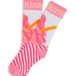 Ice cream print socks