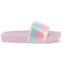 Iridescent sequin sliders