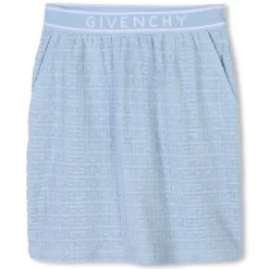 Jacquard polo shirt and skirt