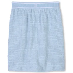 Jacquard polo shirt and skirt