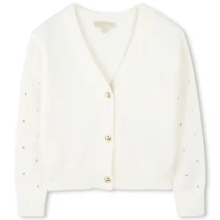 Knitted button-up cardigan