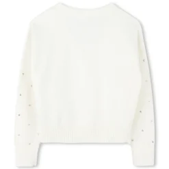 Knitted button-up cardigan
