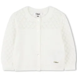 Knitted cotton cardigan
