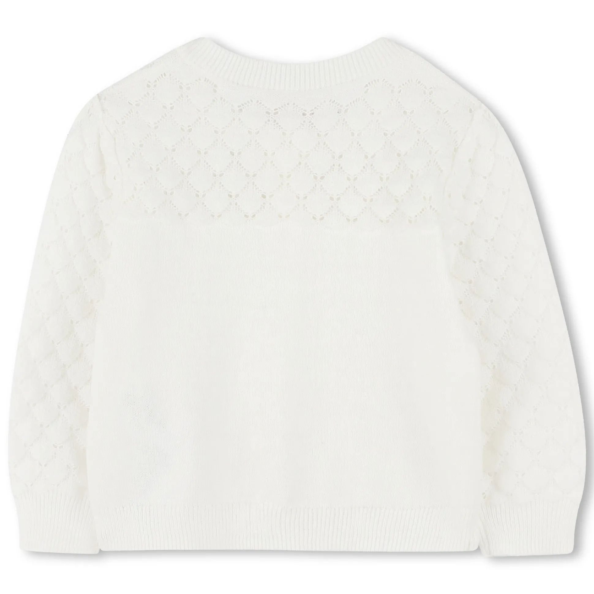 Knitted cotton cardigan