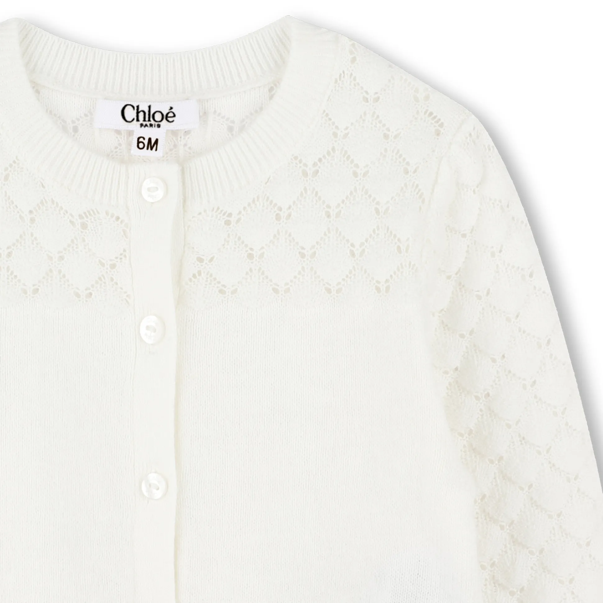 Knitted cotton cardigan