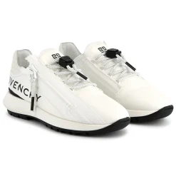 Lace-up and zip trainers